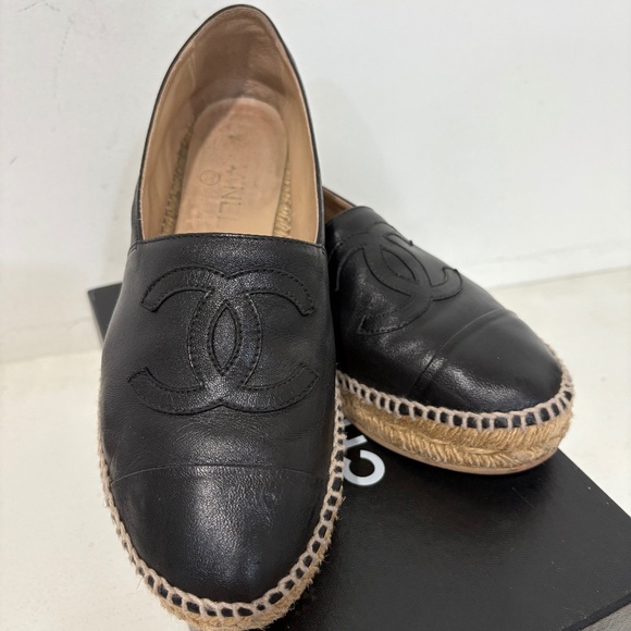 Chanel Leather espadrille size 37 - Picture 1 of 4